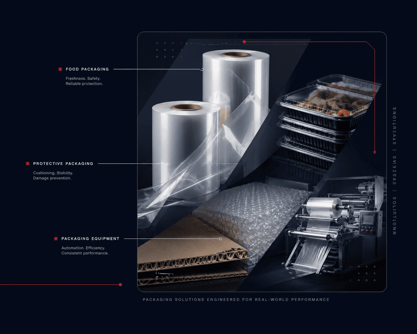Premium Pack food packaging, protective packaging materials, and packaging equipment